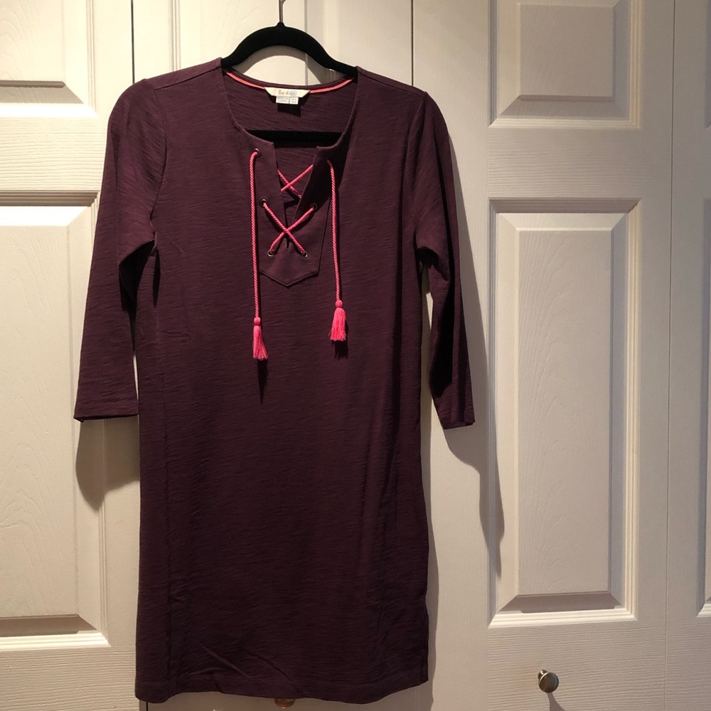 Boden Cross Tie Tunic Size 4 US